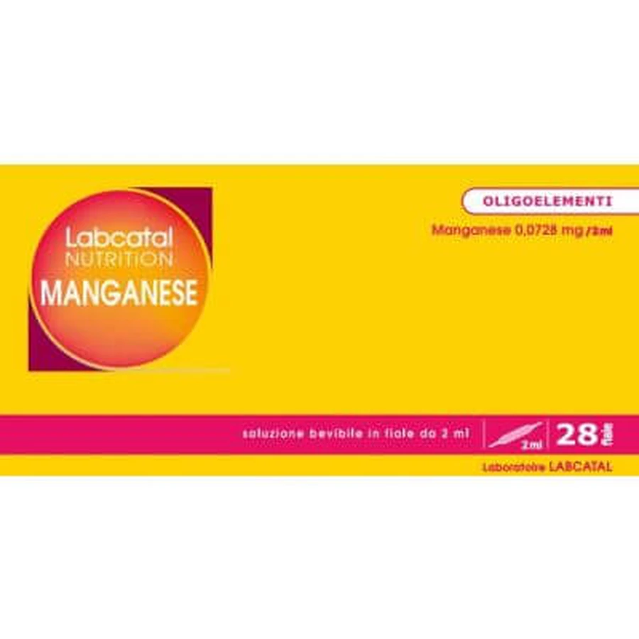 Labcatal Mangan-Nahrung 28 Ampullen 2 ml