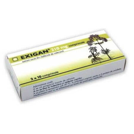 Exigan 210mg, 20 comprimate, Gedeon Richter Romania