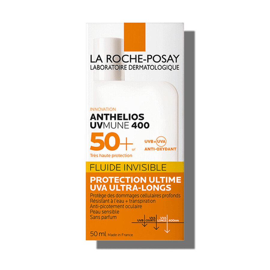 La Roche-Posay Anthelios Unsichtbares, parfümfreies Fluid für UVmune-Sonnenschutz, SPF 50+, 50 ml Bewertungen