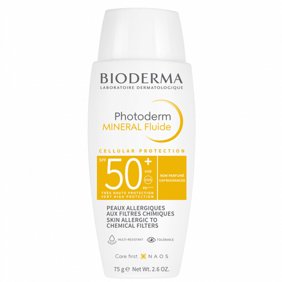 Fluid mineral cu SPF50+ Photoderm, 75g, Bioderma