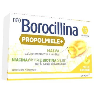 Neoborocillin Propolis+ Honig/Limette 16 Tabletten