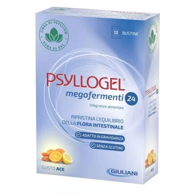 Psyllogel megaferments 24 Nadeln 12 Beutel 3 g