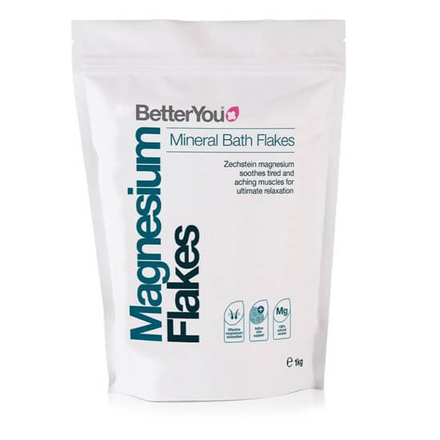 Fulgi de baie cu magneziu, 1000g, BetterYou