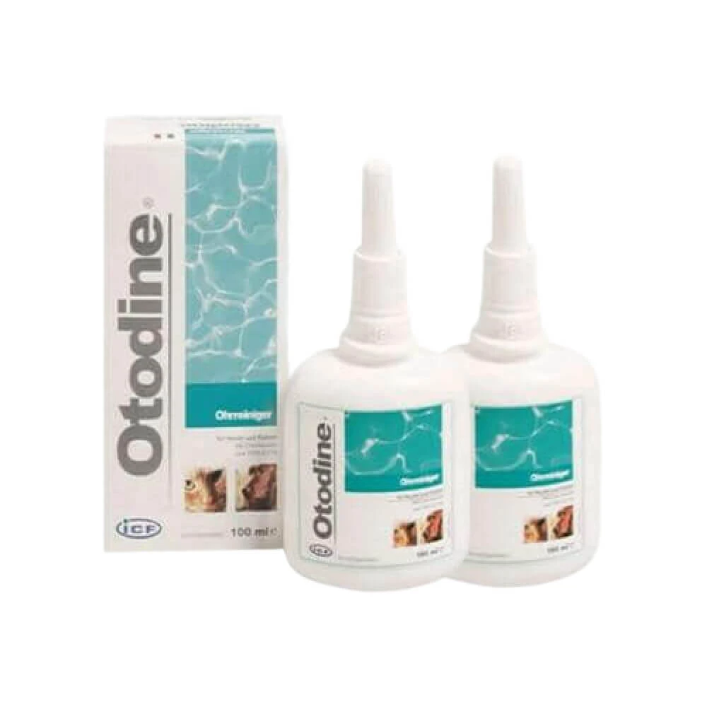 Ohrlösung für Hunde und Katzen Otodine, 2x100 ml, ICF