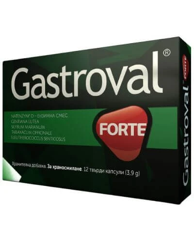 Gastroval Forte, 12 Kapseln, Valentis