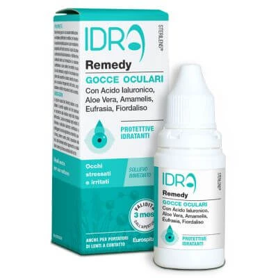 Sterilens hydra remedy feuchtigkeitsspendende schützende Augentropfen mit Hyaluronsäure und Aloe vera 10 ml