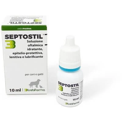 Septostil beruhigende epitheliale schützende feuchtigkeitsspendende beruhigende schmierende schmierende ophthalmische Lösung für Hunde und Katzen 10