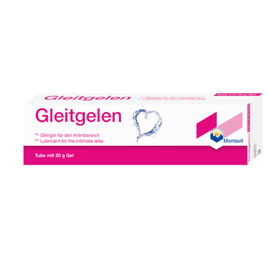 Gleitgelen gel vaginal, 20 g, Montavit