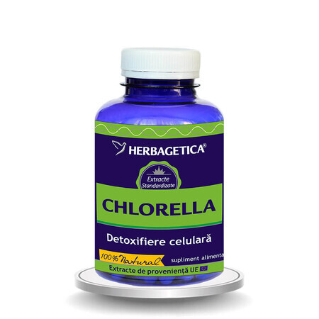 Chlorella, 120 Kapseln, Herbagetica