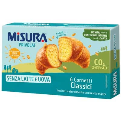 Größe cornetti privolat classico ohne Palmöl 240 g
