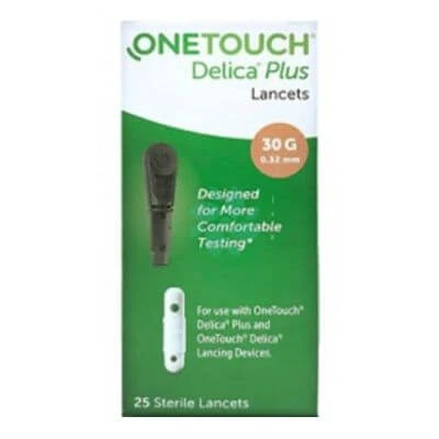 Onetouch delica plus Lanzetten 25 Stück