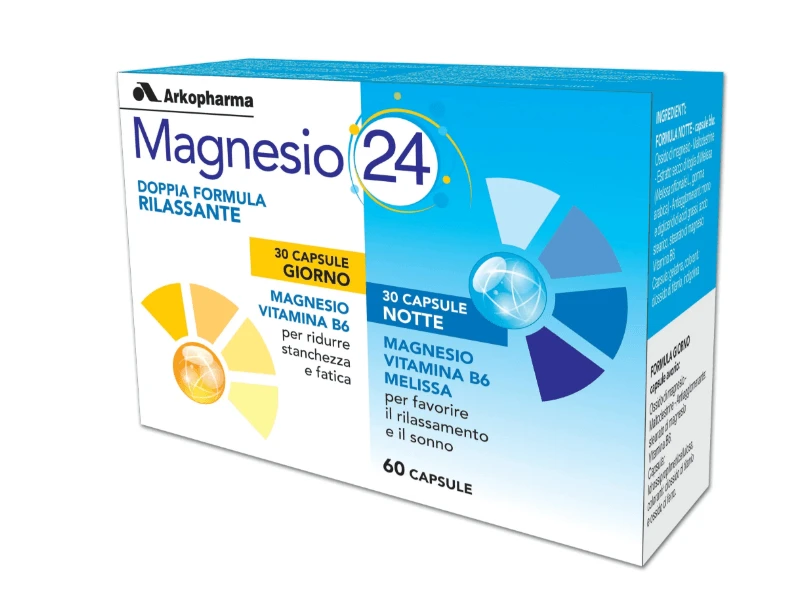 Arkomag Magnesium 24 Tag&Nacht 60 Kapseln