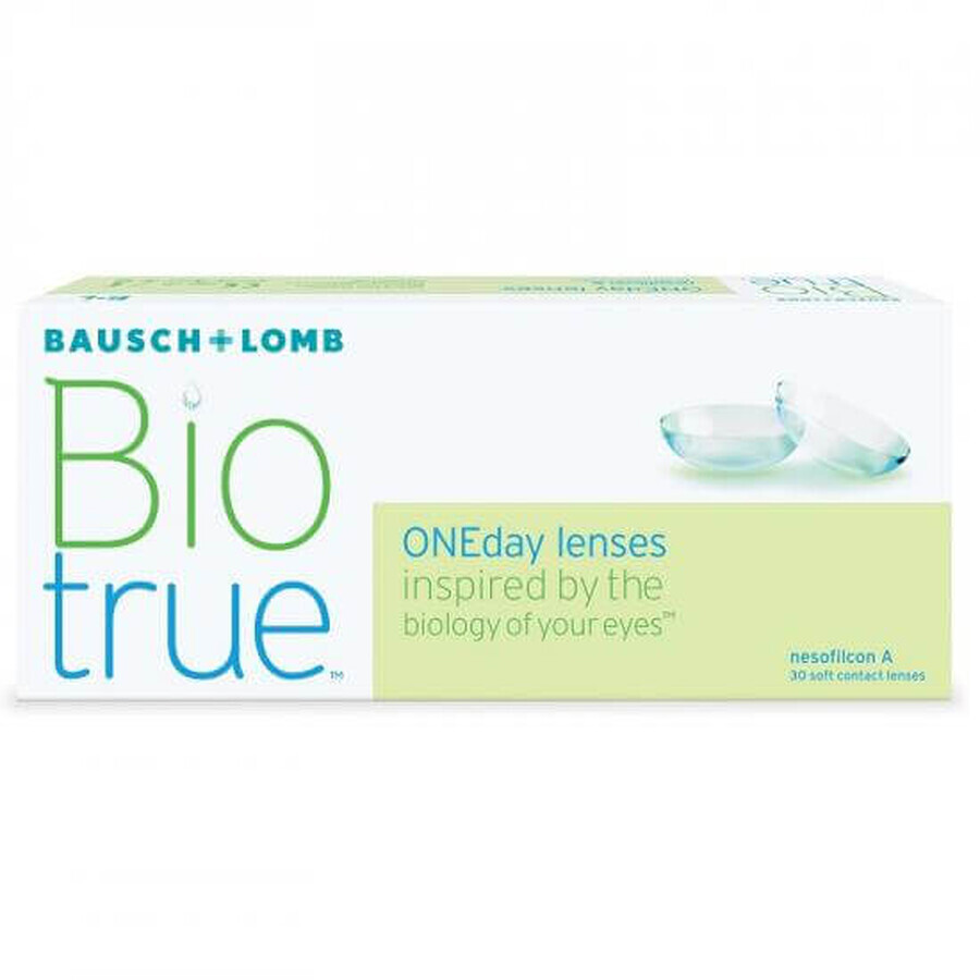 Lentile de contact -2.75 Biotrue OneDay, 30 bucati, Bausch Lomb