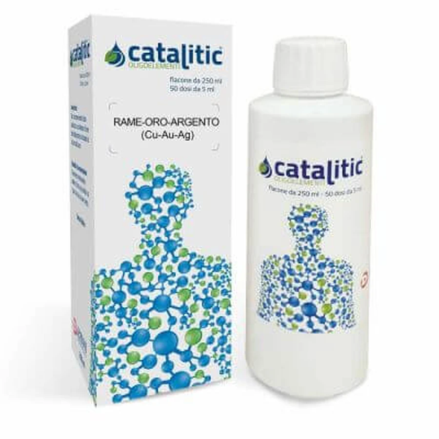 Cupru catalitic aur argint cu-au-ag oligoelemente 250 ml