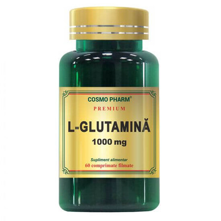 L-Glutamina 1000 mg, 60 comprimate, Cosmopharm