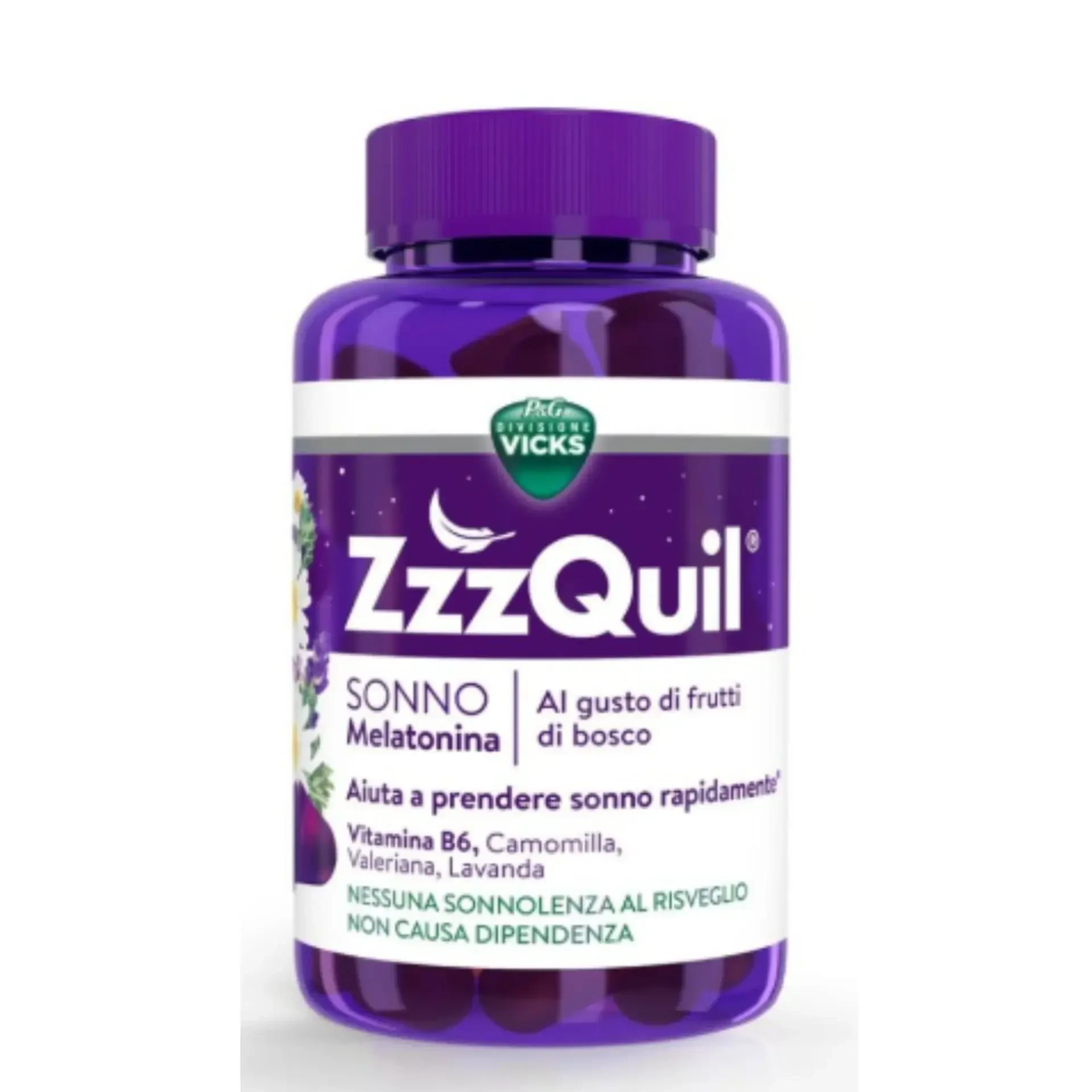 Vicks zzzquil natur 60 gummi tabletten