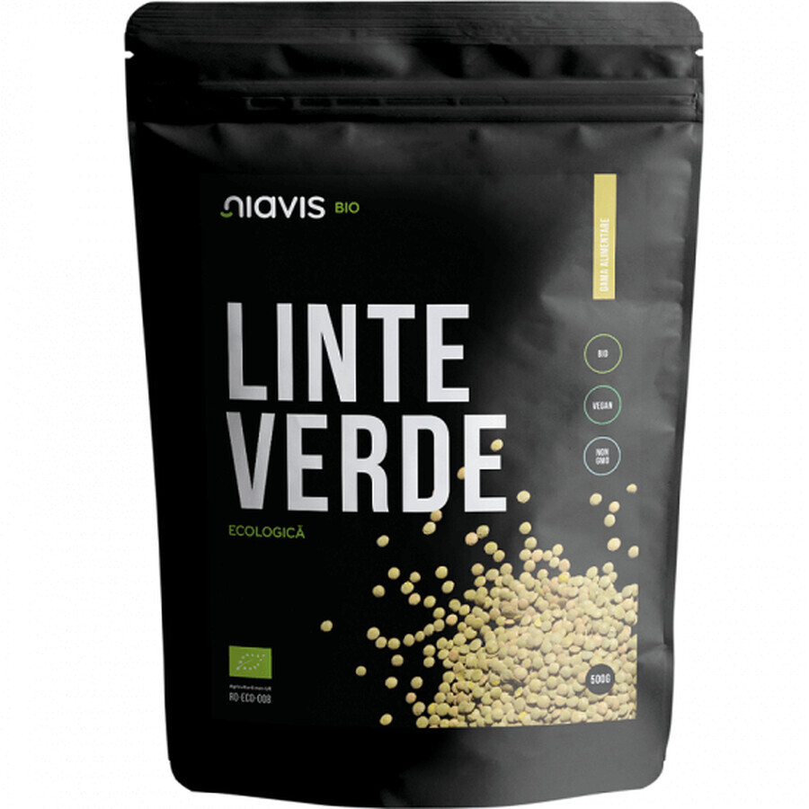 Eco Lenticchie Verdi, 500g, Niavis