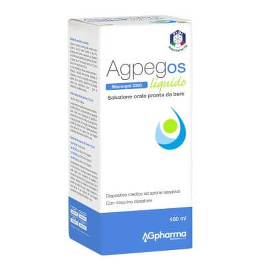 Agpeg os macrogol 3350 liquide 480 ml