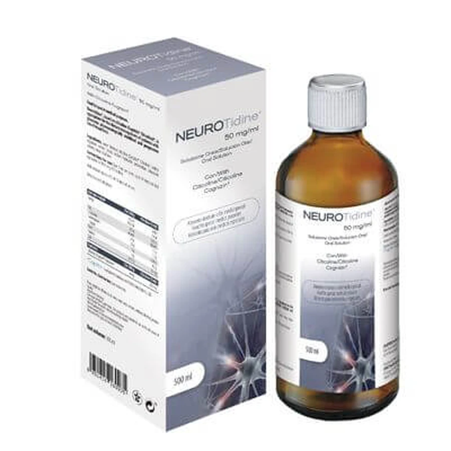 Neurotidina 50mg/ml solución oral 500 ml