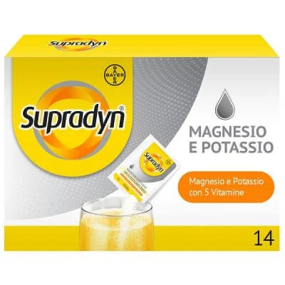 Supradyn Magnesium-Kalium zuckerfrei 14 Portionsbeutel 4 g