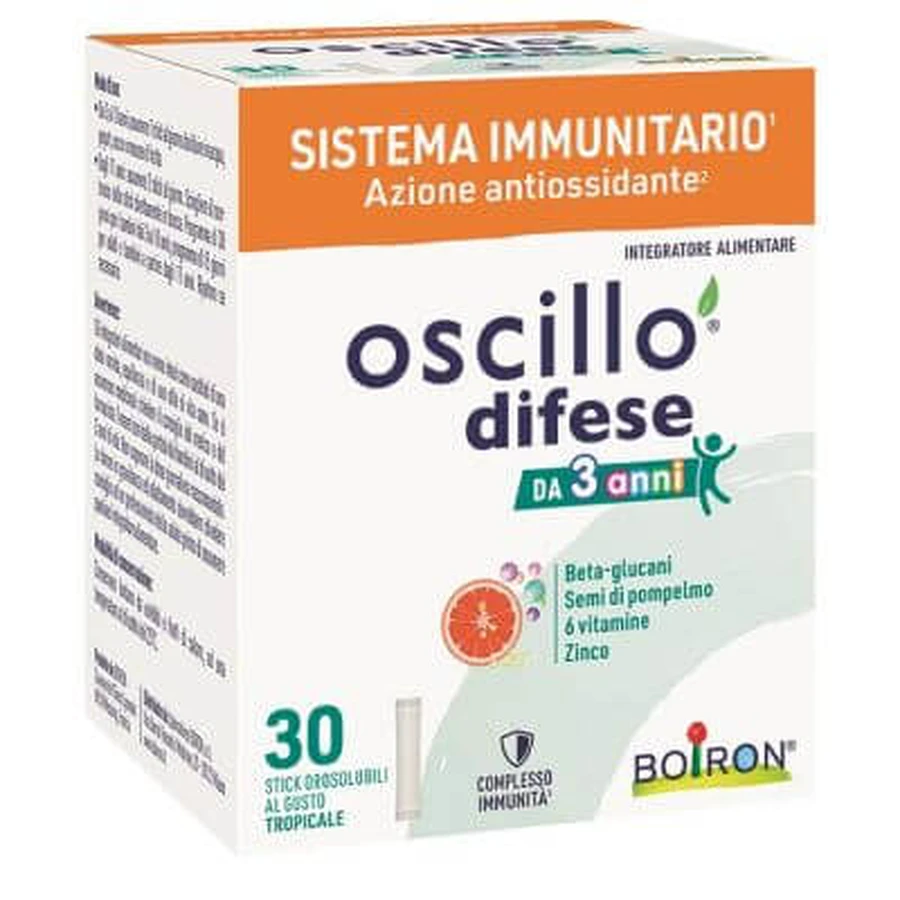 Oscillo verdedigingsmiddelen 3+ 30 oplosbare sticks