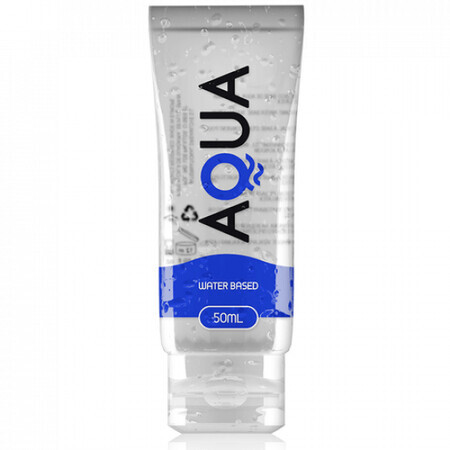 Lubrifiant pe baza de apa Aqua, 50 ml, Aqua Quality