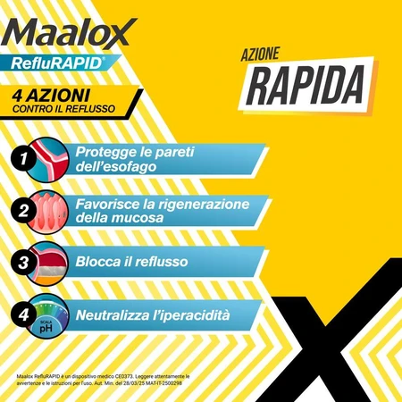 Maalox reflurapid 40 comprimidos masticables