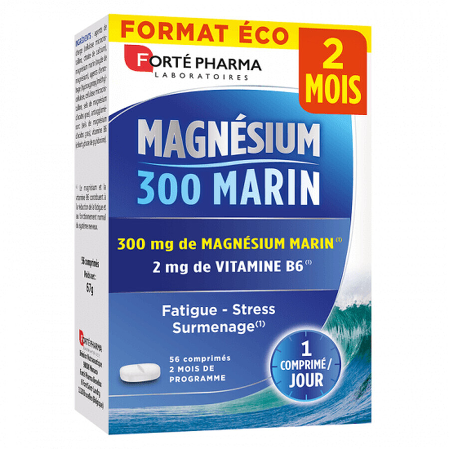 Meeresmagnesium 300, 56 Tabletten, Forte Pharma