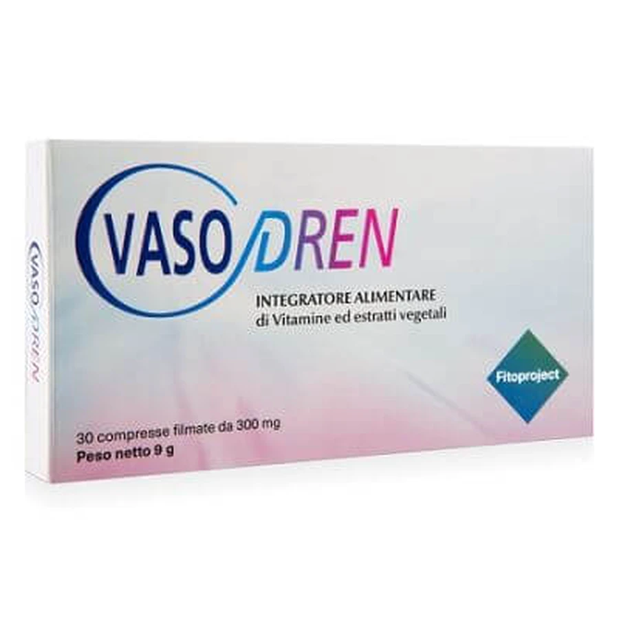 Vasodren 30 comprimidos