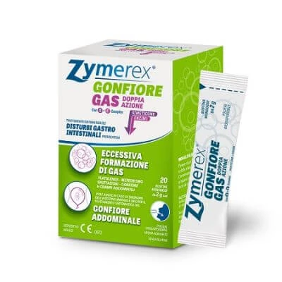 Zymerex Blähungen Doppelwirkung mit s+e-Komplex 20 Einzeldosis-Päckchen 2 g