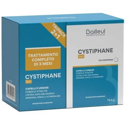 Cystiphane tripack 2+1 3 Packungen mit 120 Tabletten