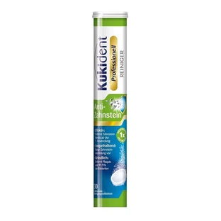 Kukident Profesional Limpiador Dental Antisarro Tabletas 30 unid.