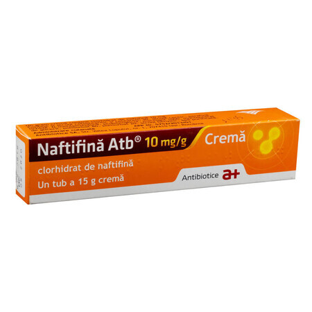 Naftifina crema, 15 g, Antibiotice SA