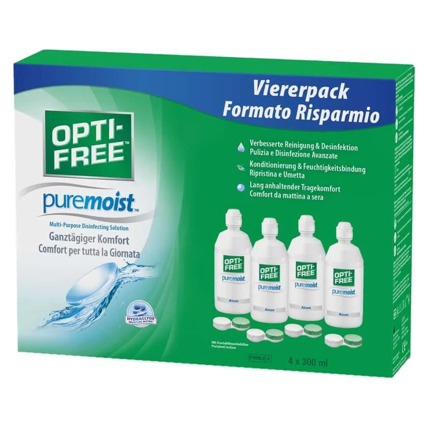 Opti-free Puremoist Multifunktions-desin 4X300 ml