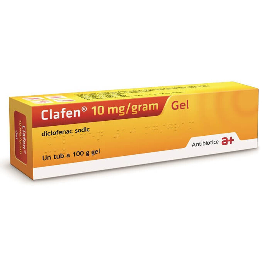 Clafen 10 mg/Gramm Gel, 100 g, Antibiotikum SA