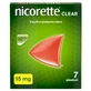 Nicorette Clear 15mg, 7 pleisters, Mcneil