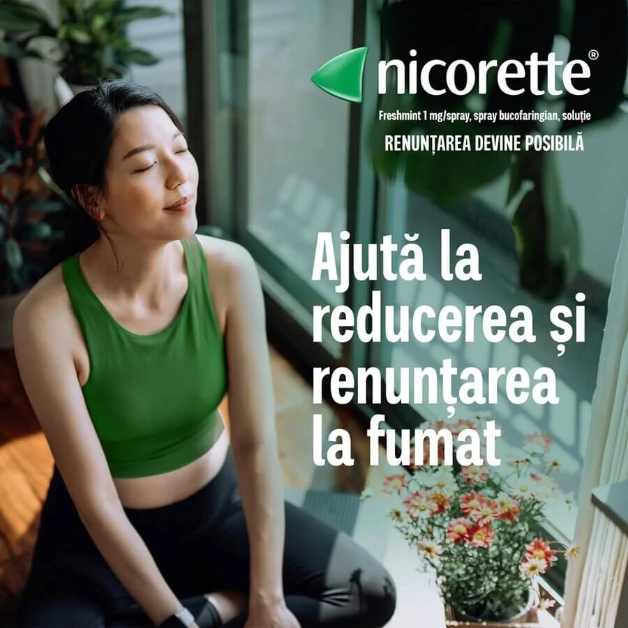 Nicorette Freshmint spray 1 mg, 13,2 ml, Mcneil