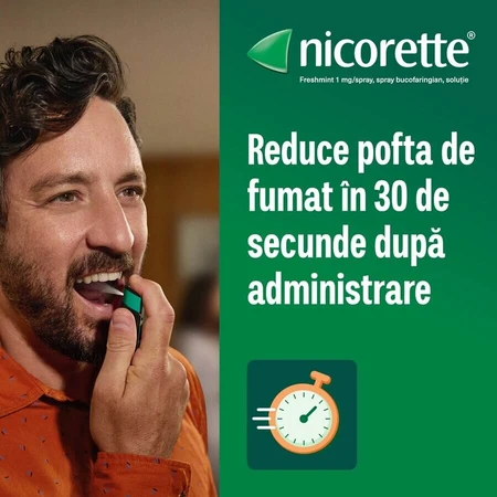 Nicorette Freshmint spray 1 mg, 13,2 ml, Mcneil