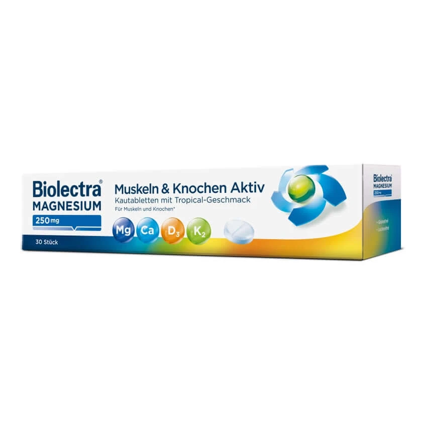 Biolectra Magnesium 250 Mg Muskeln & Kno.aktiv Kta 30 St