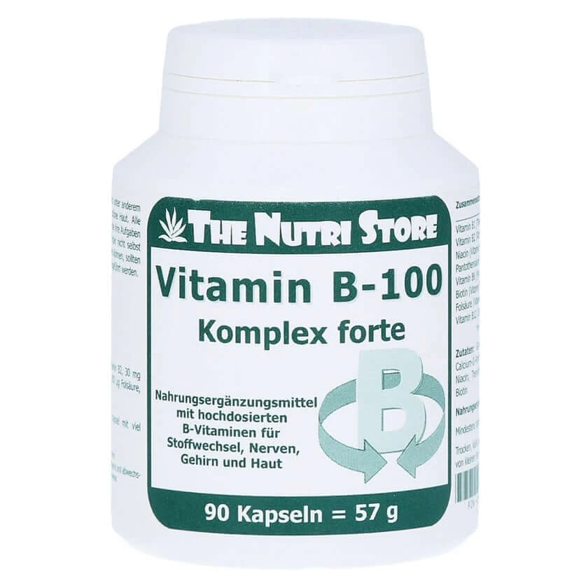 Vitamin B 100 Komplex forte Kapseln 90 St