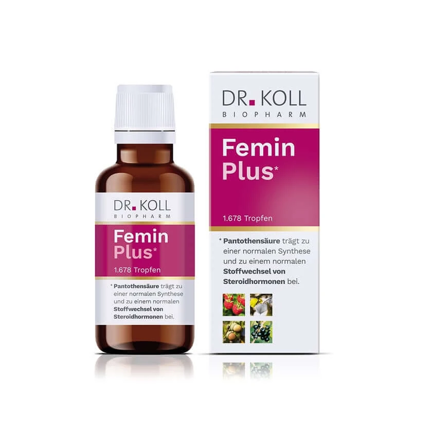 Femin Plus Dr.Koll Gemmo Komplex Himbeere Vit.B12 Tropfen 50 ml