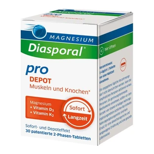 Magnesium Diasporal Pro Muskeln und Knochen DEPOT 30 St