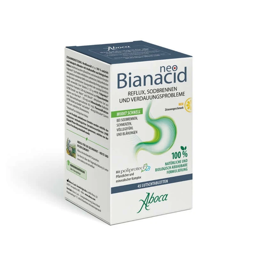 Neo Bianacid pastillas para chupar sabor limón 45 St