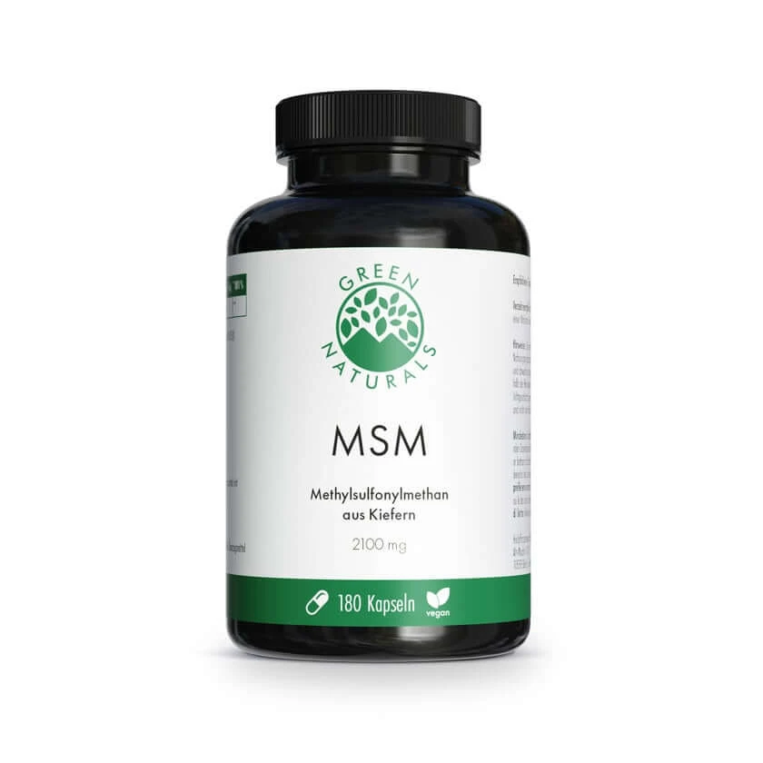 Green Naturals Msm 2100 Mg Vegan Hochdosiert Kaps. 180 St