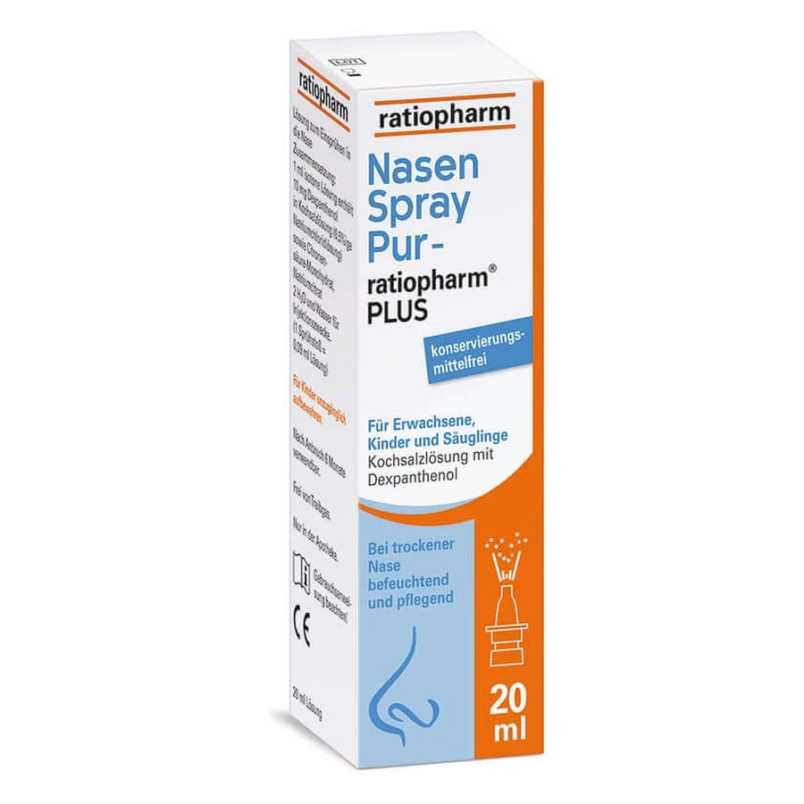 Spray nasal PUR ratiopharm plus 20 ml