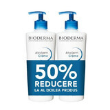 Pachet Crema parfumata Atoderm, 500 ml + 500 ml, Bioderma