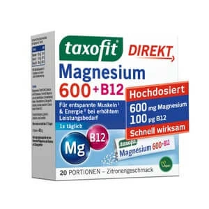 Taxofit Magnesium 600+b12 Direkt Granulat 20 St