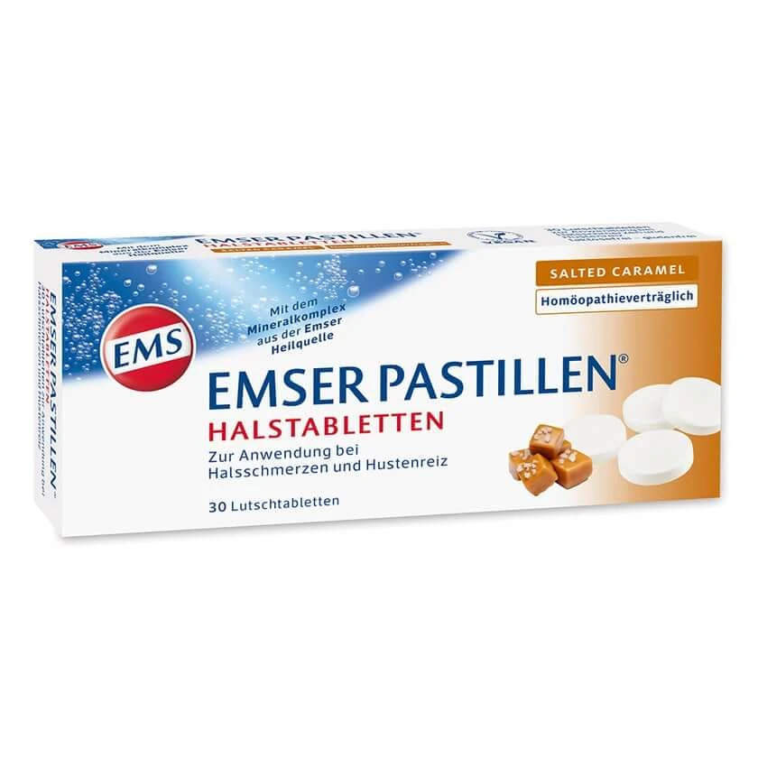 Emser Pastillen Halstabletten Salted Caramel 30 St