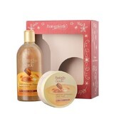 Pachet Gel de dus si Scrub de corp cu ulei de argan, 400 ml + 200 ml, Bottega Verde