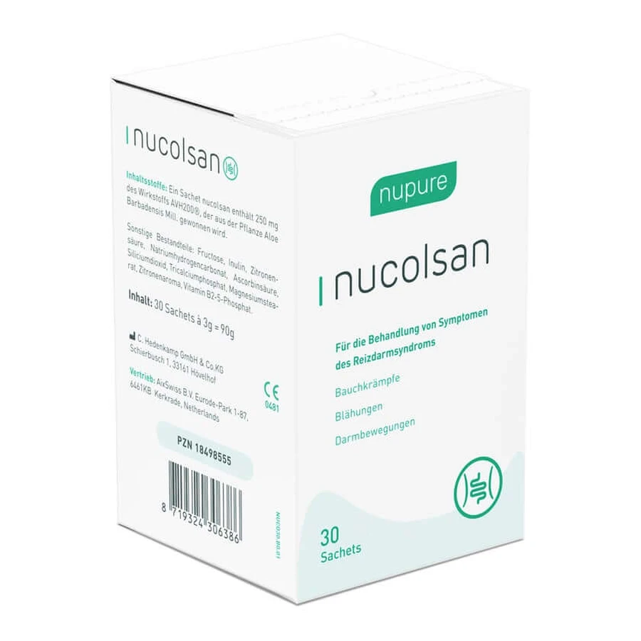 Nupure Nucolsan - Protejați intestinul iritabil 30X3 g